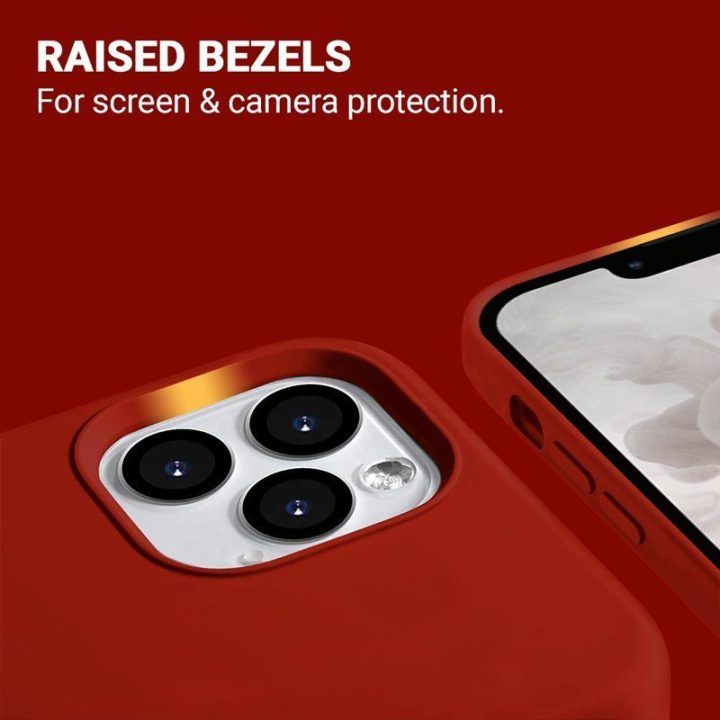 Dėklas iPhone 13 Pro Max, raudonas, Crong