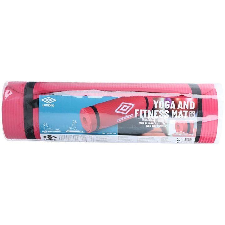 Umbro jogos ir jogos kilimėlis su diržu 190×58 cm, raudonas