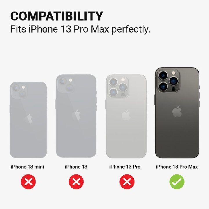 Dėklas iPhone 13 Pro Max, tamsiai mėlynas, Crong