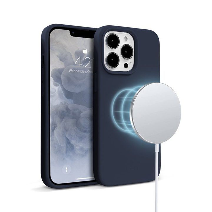 Dėklas iPhone 13 Pro Max, tamsiai mėlynas, Crong