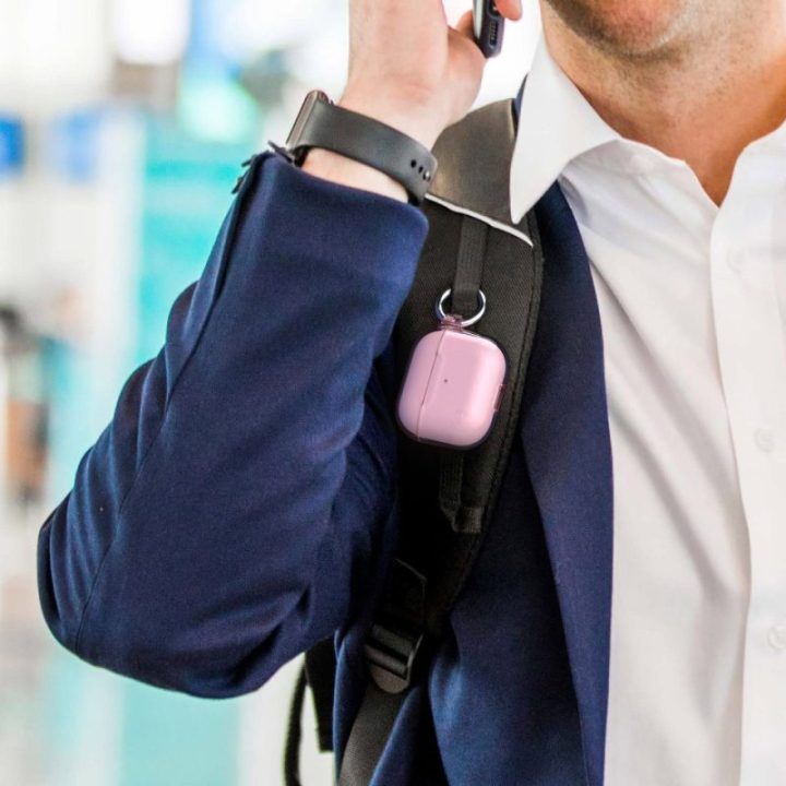Dėklas AirPods 3 gen. Speck Presidio Clear, rožinis
