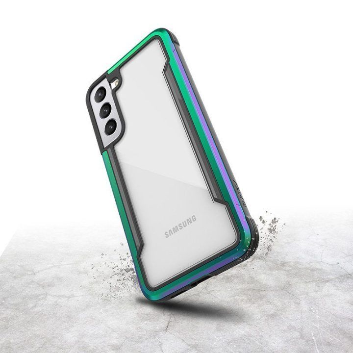 Dėklas Samsung Galaxy S22+ 5G, irizuojantis X-Doria Raptic Shield Pro