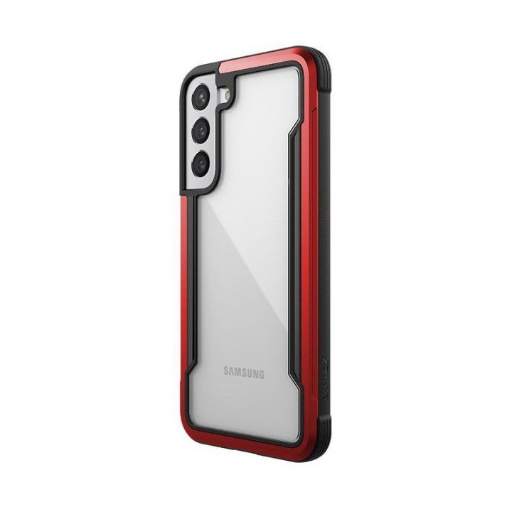Dėklas Samsung Galaxy S22+ 5G, raudonas, X-Doria Raptic Shield Pro