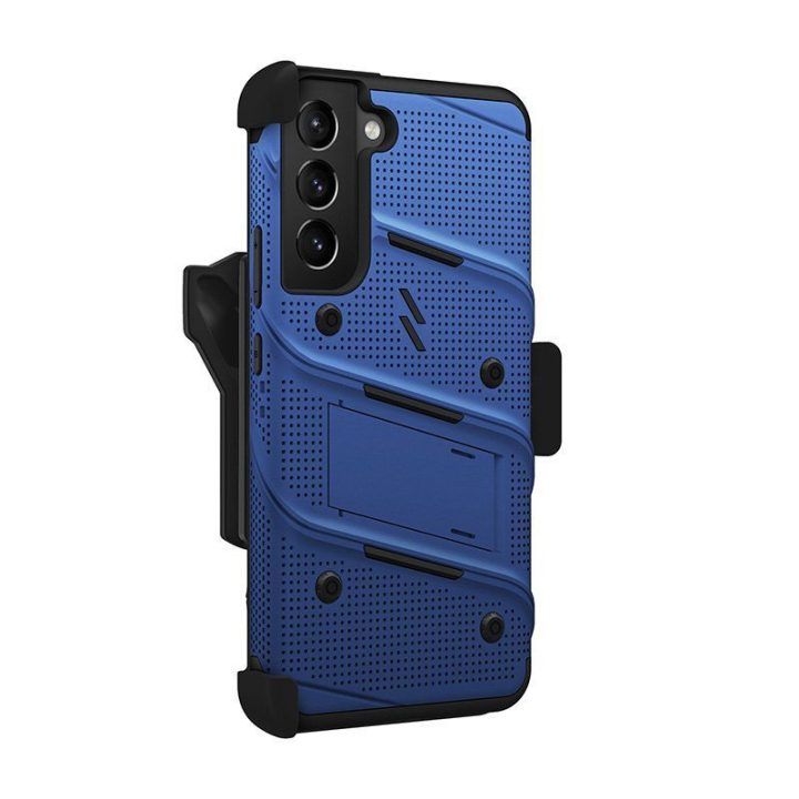 Dėklas Samsung Galaxy S22+ ZIZO BOLT mėlynas ir juodas