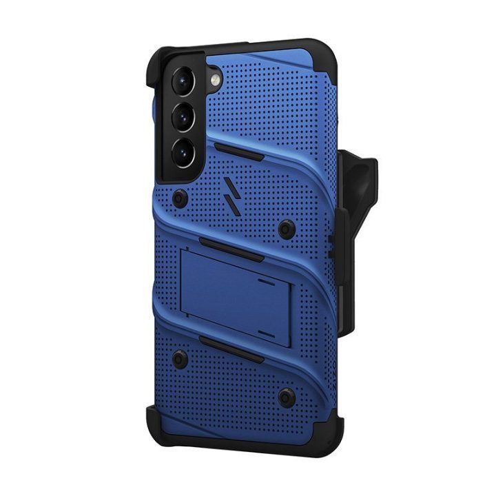 Dėklas Samsung Galaxy S22+ ZIZO BOLT mėlynas ir juodas