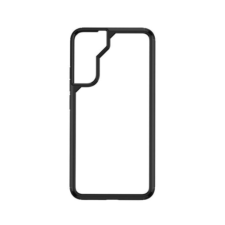 Dėklas Samsung Galaxy S22+ Crong Hybrid Clear, juodas