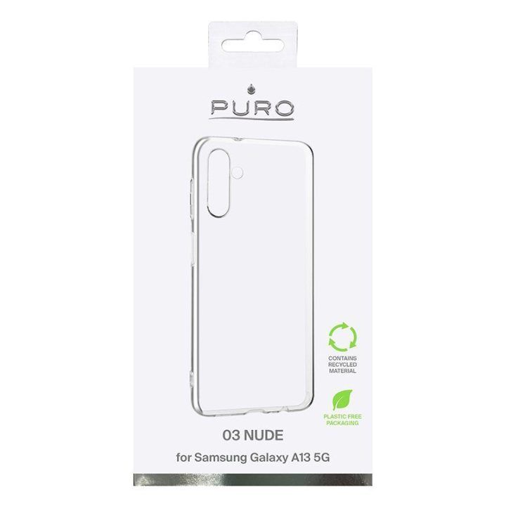 Permatomas dėklas Samsung Galaxy A13 5G PURO 0.3 Nude
