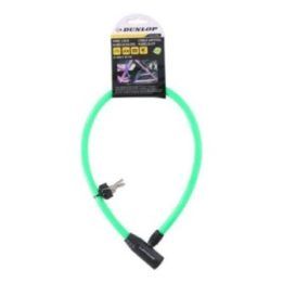 Dunlop dviračio užraktas nuo vagystės, žalias, 65 cm