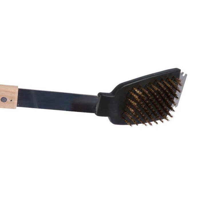 BBQ grotelės valymo šepetys su grandikliu, 44 cm