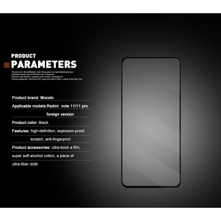 Apsauginis stiklas Xiaomi Redmi Note 11 Pro / Pro Plus