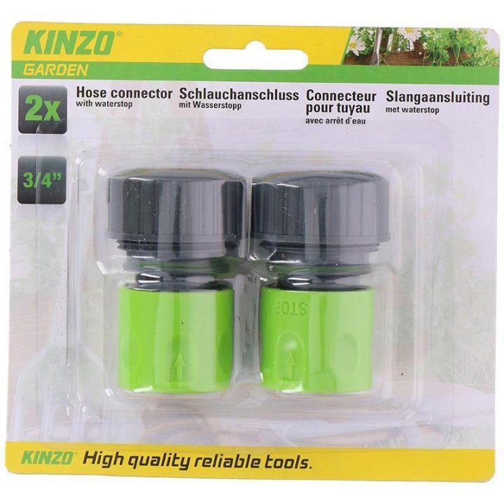 Kinzo 3/4" sodo žarnos jungtis, 2 vnt