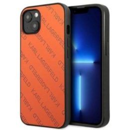 Dėklas iPhone 13 mini, oranžinis Karl Lagerfeld