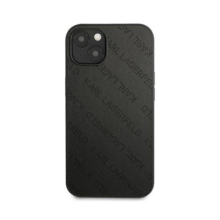Dėklas iPhone 13 mini Karl Lagerfeld perforuotas, juodas