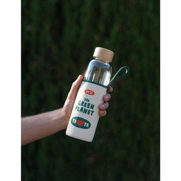 BT21 TATA stiklinė gertuvė, 500 ml
