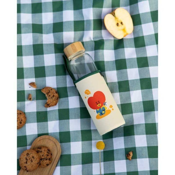 BT21 TATA stiklinė gertuvė, 500 ml