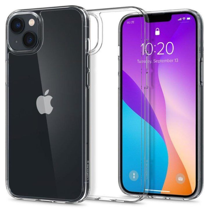 Dėklas iPhone 14 Plus, permatomas Spigen Airskin Hybrid