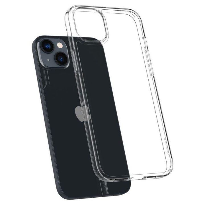 Dėklas iPhone 14 Plus, permatomas Spigen Airskin Hybrid