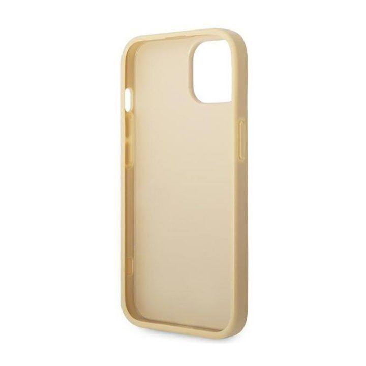 Guess dėklas iPhone 14 Plus, aukso spalvos
