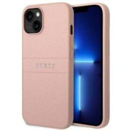 Dėklas iPhone 14 Plus Guess rožinis