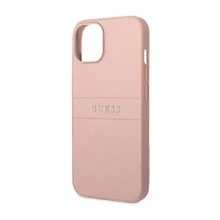 Dėklas iPhone 14 Plus Guess rožinis