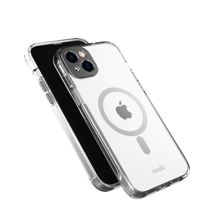 Moshi iGlaze MagSafe dėklas iPhone 14 Max, juodas