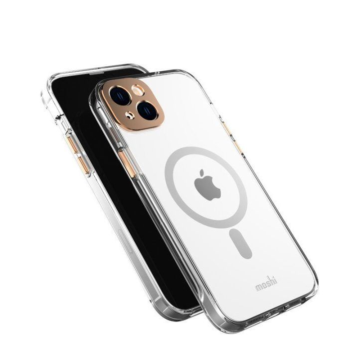 Moshi iGlaze MagSafe dėklas iPhone 14 Max, aukso spalvos