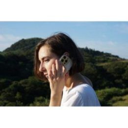Moshi iGlaze MagSafe dėklas iPhone 14 Max, sidabro spalvos