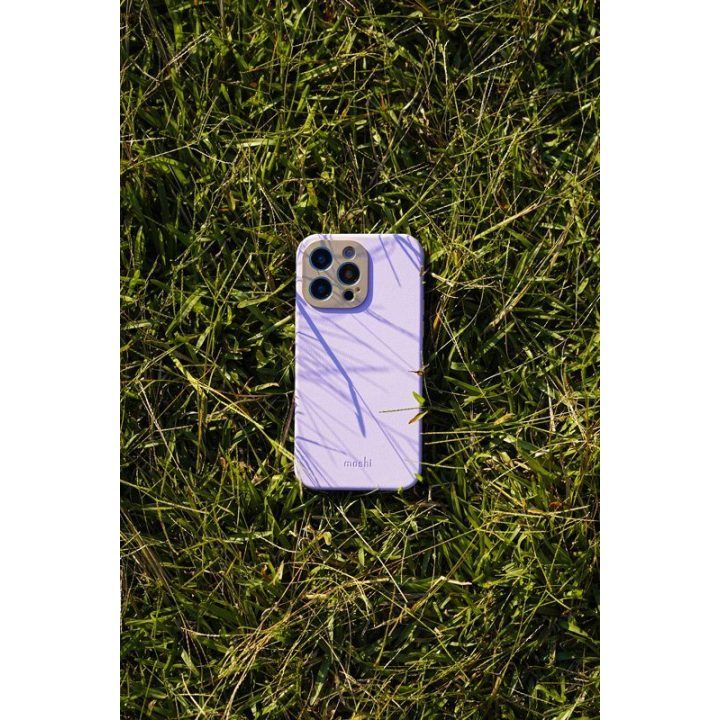 Dėklas Moshi Napa MagSafe iPhone 14 Max, juodas