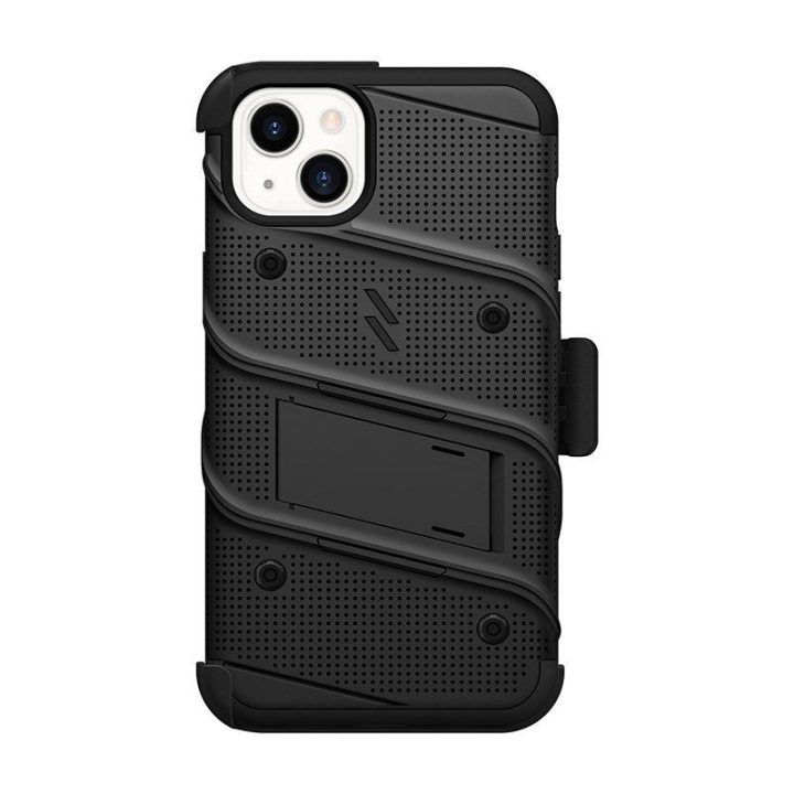 Dėklas iPhone 14 Plus ZIZO BOLT juodas
