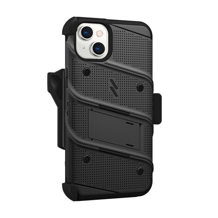 Dėklas iPhone 14 Plus ZIZO BOLT juodas