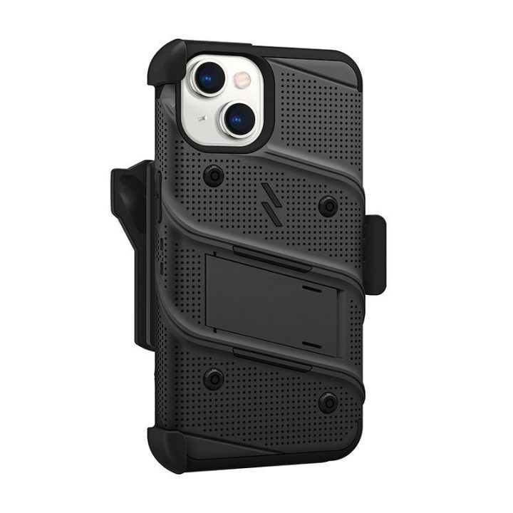 Dėklas iPhone 14 ZIZO BOLT, juodas