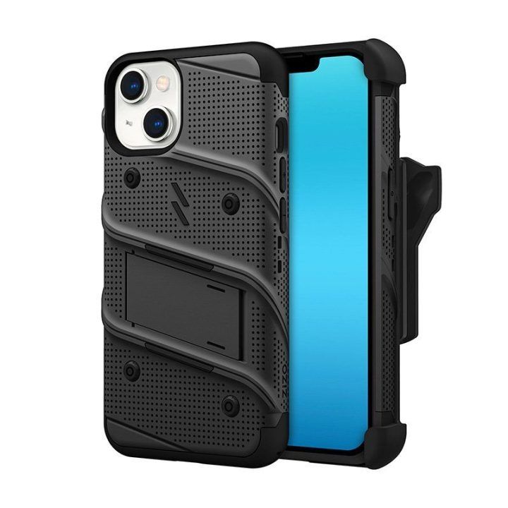 Dėklas iPhone 14 ZIZO BOLT, juodas