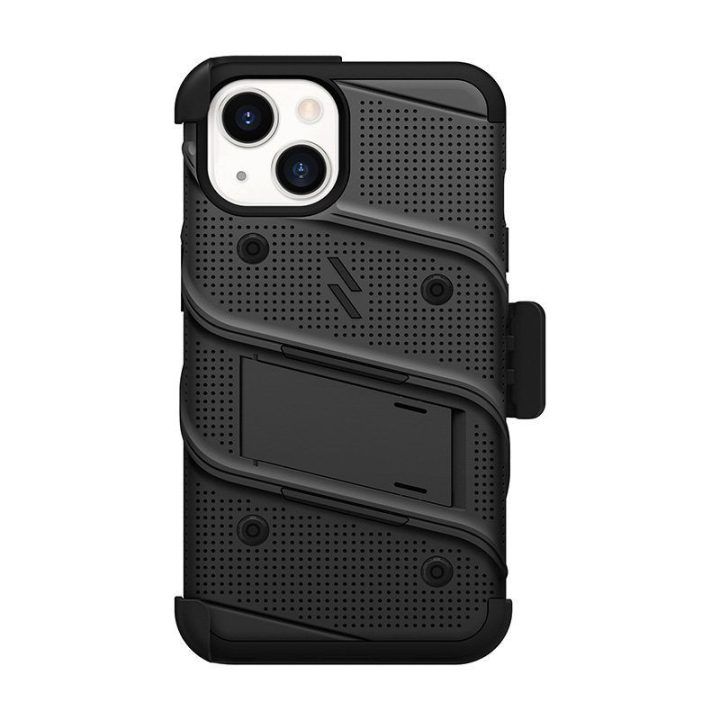 Dėklas iPhone 14 ZIZO BOLT, juodas