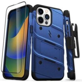 Dėklas iPhone 14 Pro Max, mėlynas, ZIZO BOLT