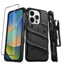 Dėklas iPhone 14 Pro, juodas ZIZO BOLT