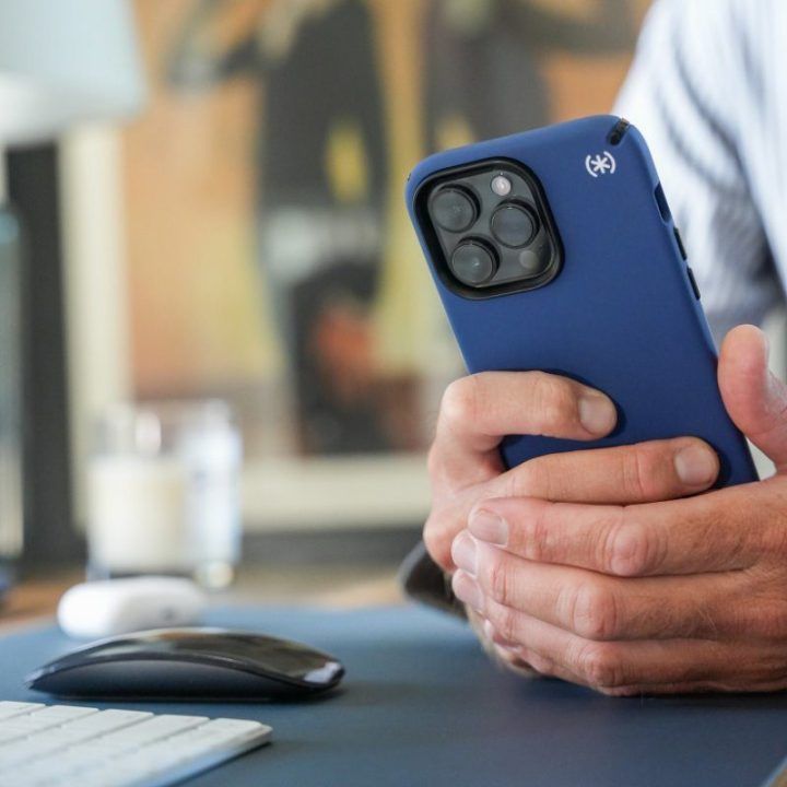 Dėklas iPhone 15 Plus / 14 Plus Speck Presidio2 Pro, mėlynas