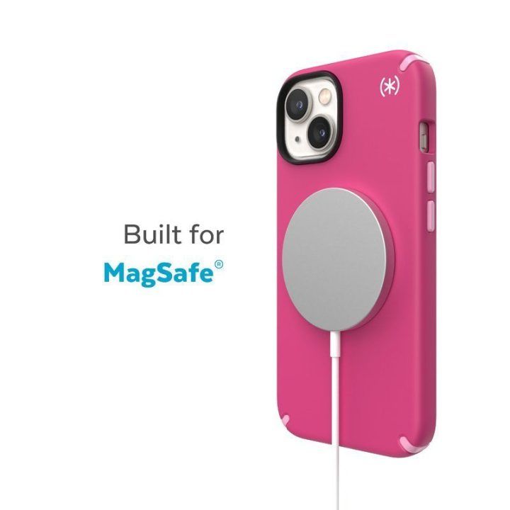 Dėklas iPhone 15 Plus / 14 Plus, rožinis Speck Presidio2 Pro + MagSafe