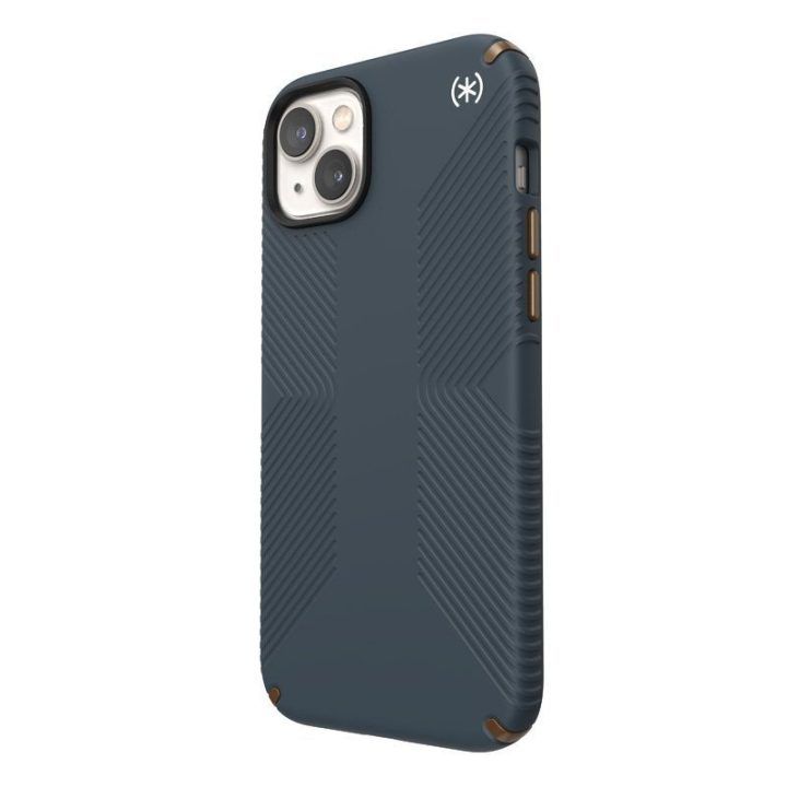 Dėklas Speck Presidio2 Grip iPhone 15 Plus / 14 Plus, pilkas