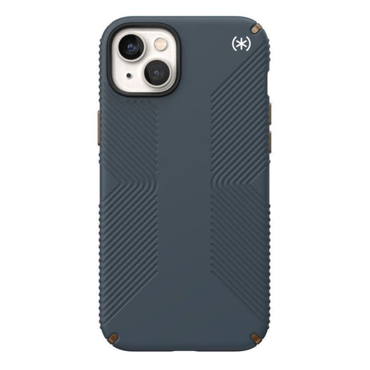 Dėklas Speck Presidio2 Grip iPhone 15 Plus / 14 Plus, pilkas