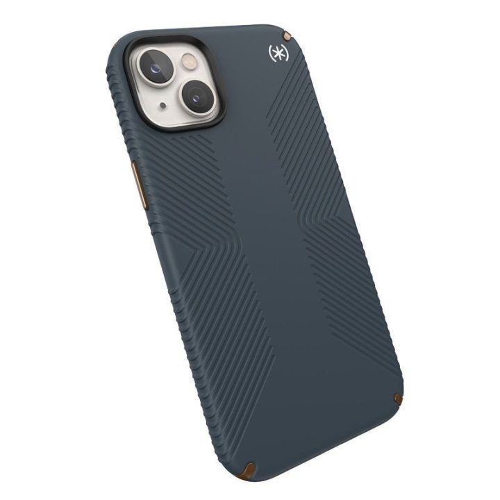 Dėklas Speck Presidio2 Grip iPhone 15 Plus / 14 Plus, pilkas