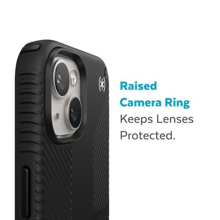 Dėklas Speck Presidio2 Grip iPhone 15 Plus / 14 Plus, juodas