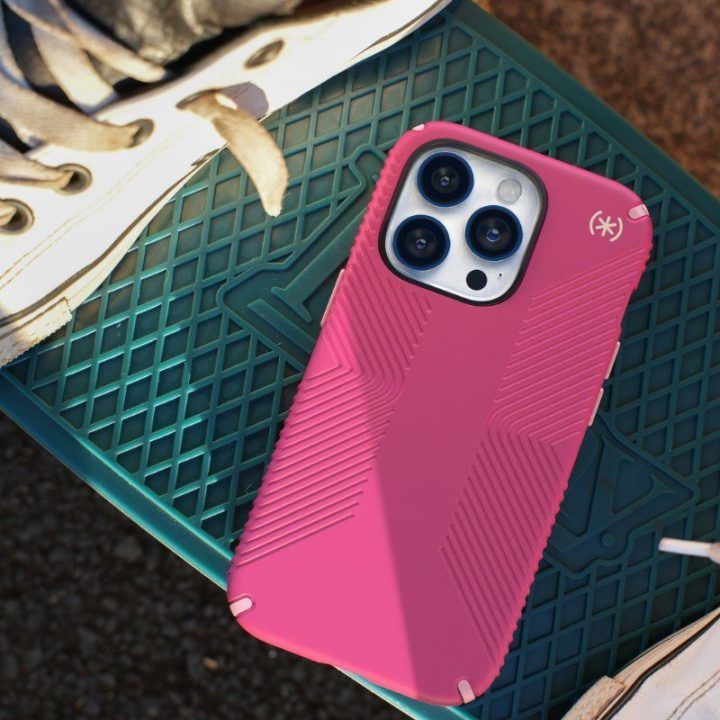 Dėklas iPhone 14 Plus Speck Presidio2 Grip MagSafe, rožinis