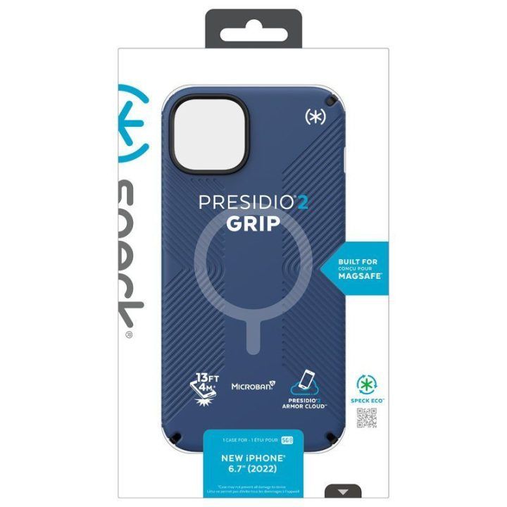Dėklas Speck Presidio2 Grip MagSafe iPhone 14 Plus
