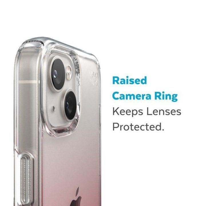 Permatomas dėklas iPhone 15 Plus / 14 Plus Speck, rožinio atspalvio