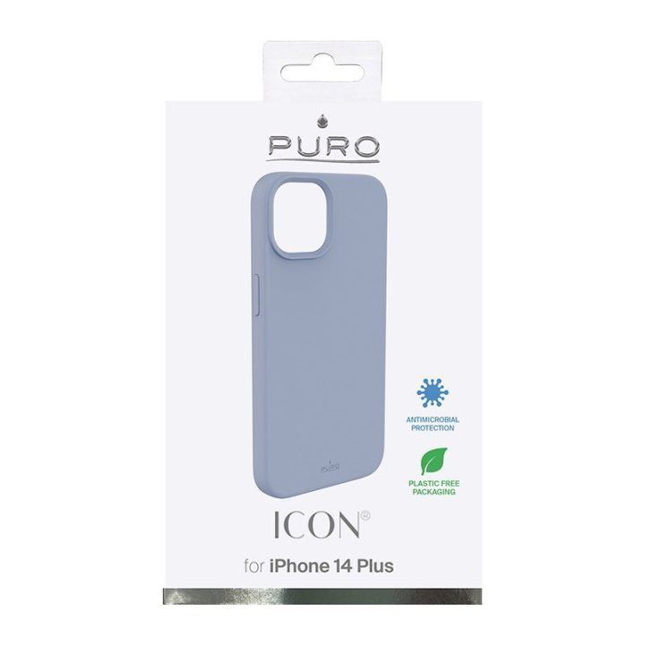 Dėklas iPhone 14 Plus PURO ICON, mėlynas