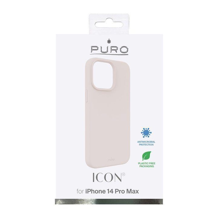 Dėklas iPhone 14 Pro Max PURO ICON, rožinės smėlio spalvos