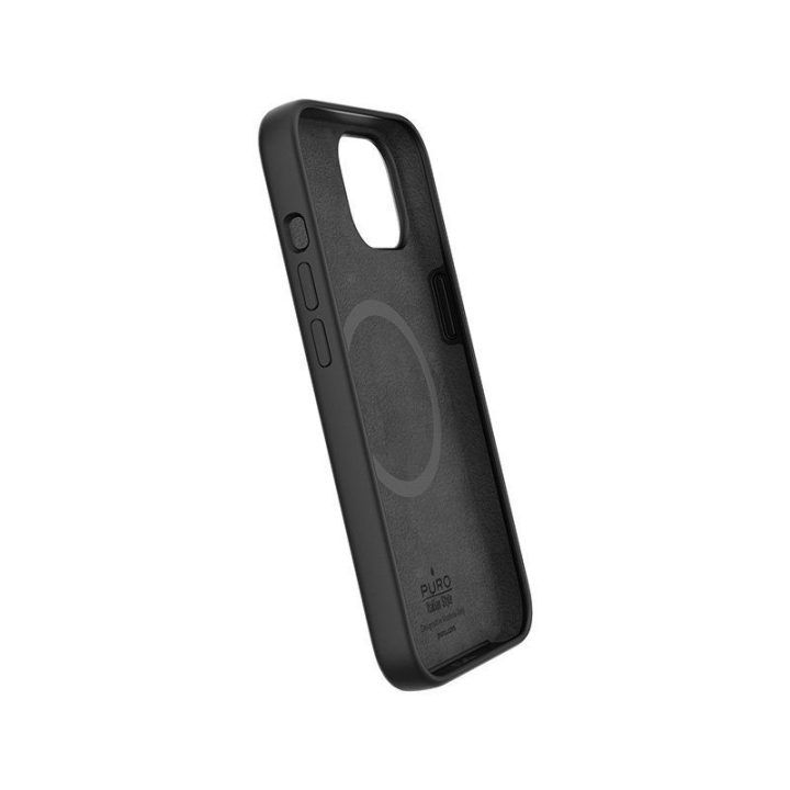 PURO ICON MAG dėklas iPhone 14 Max, juodas