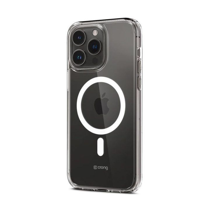 Permatomas dėklas iPhone 14 Pro Max Crong Clear MAG Cover