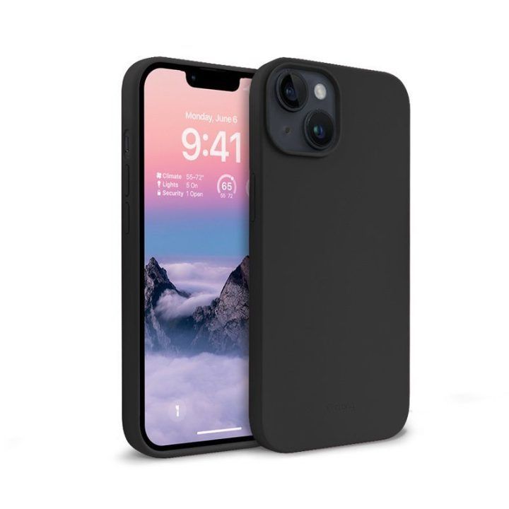 Dėklas iPhone 14 Plus, juodas Crong Color Cover
