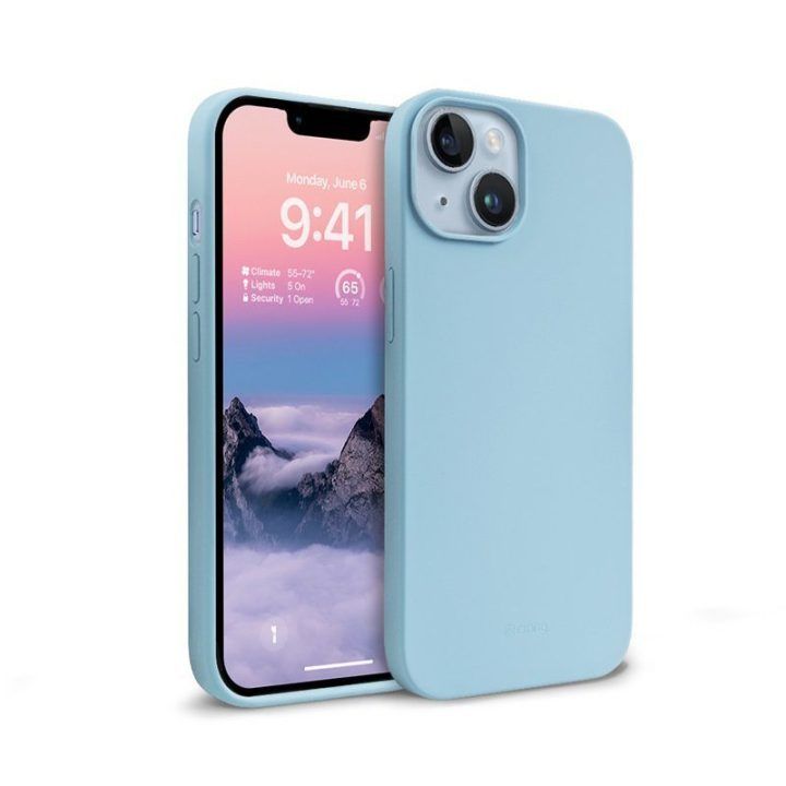 Dėklas iPhone 14 Plus, mėlynas, Crong Color Cover